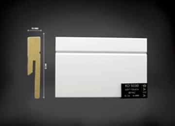 XD 5030 8 cm Beyaz Soft Touch Süpürgelik