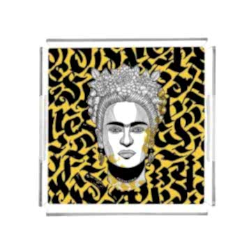 FridaKahlo Pleksi Tepsi PT2138 - 40cm*40cm