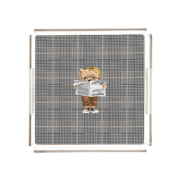 Gazeteci Teddy Pleksi Tepsi PT2126 - 40cm*40cm